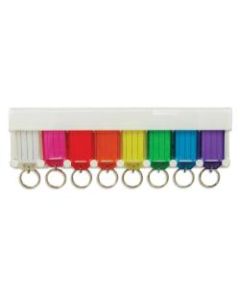Office Depot Brand Key Rack, Assorted Color Key Chains, Holds 8