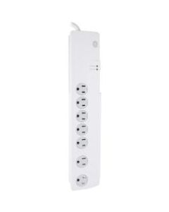 GE 7-Outlet Surge Protector, 3ft Cord, White, 34768