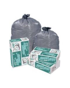 Pitt Plastics Shark Skin 0.5-mil Regular Can Liners, 12 - 16 Gallons, 24in x 32in, Gray, Pack Of 500