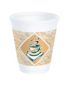 Dart Cafe G Design Foam Cups, 8 Oz, Assorted Colors, Box Of 1,000