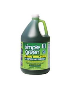 Simple Green Clean Building All-Purpose Cleaner Concentrate, Unscented, 128 Oz Bottle, Case Of 2