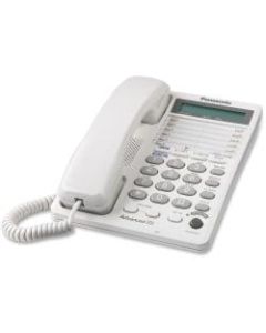 Panasonic KX-TS208W 2-Line Integrated Telephone System 16-Digit LCD with Clock