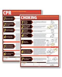 ComplyRight CPR And Choking Poster Bundle, English, 18in x 24in, English