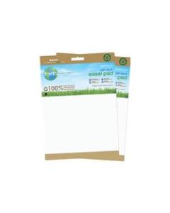 MasterVision Earth 100% Recycled Self-Stick Easel Pads, 25in x 30in, White, 30 Sheets, Pack Of 2