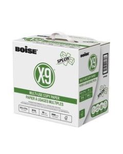 Boise X-9 SPLOX Multi-Use Copy Paper, Letter Size (8 1/2in x 11in), 92 (U.S.) Brightness, 20 Lb, White, Ream Of 2,500 Sheets
