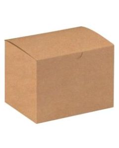 Office Depot Brand Gift Boxes, 6inL x 4 1/2inW x 4 1/2inH, 100% Recycled, Kraft, Case Of 100