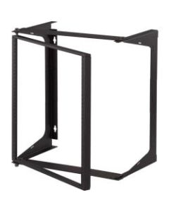 C2G 11U Swing Out Wall Mount Open Frame Rack - 25in Deep (TAA Compliant) - HDMI/USB for Audio/Video Device, HDTV, Projector - 6in - 1 x Type C Male USB - 1 x HDMI Female Digital Audio/Video - Black"