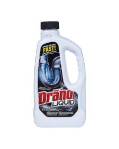 Drano Liquid Clog Remover And Liquid Drain Cleaner, 32 Oz Bottle, Case Of 12