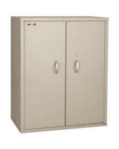 FireKing Fire-Resistant Storage Cabinets, 2 Adjustable Shelves, 44inH x 36inW, Parchment, White Glove Delivery