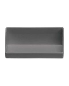 MadeSmart Business Card Holder, 2inH x 4 1/4inW x 1 5/8inD, Gray