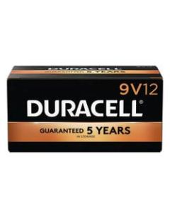 Duracell Coppertop 9-Volt Alkaline Batteries, Box Of 12