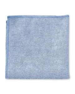 Rubbermaid Microfiber Cleaning Cloths, 16in x 16in, Blue, Pack Of 24