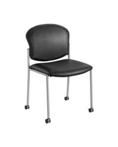 Safco Diaz Stacking Guest Chair, Black