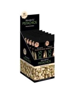 Wonderful Pistachios, Roasted And Salted, 1.25 Oz, Box Of 12 Packs