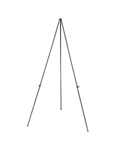 MasterVision Instant Display Easel, Light Duty, 15in to 63in High, Steel, Black
