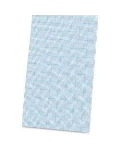 Ampad Cross - Section Quadrille Pads - Legal - 40 Sheets - Glue - 20 lb Basis Weight - 8 1/2in x 14in - White Paper - Chipboard Backing - 40 / Pad
