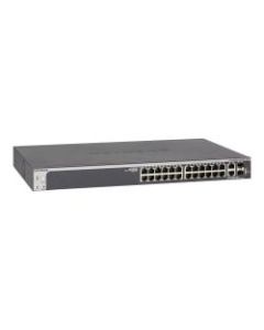 NETGEAR Smart S3300-28X - Switch - smart - 24 x 10/100/1000 + 2 x 10Gb Ethernet + 2 x 10Gb Ethernet SFP+ - rack-mountable - AC 100/230 V