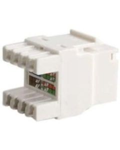 C2G Cat5E RJ45 UTP Keystone Jack - White - 1 x RJ-45 Network Female - White