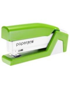 PaperPro inJOY Compact Stapler - 20 Sheets Capacity - 105 Staple Capacity - Half Strip - 1/4in Staple Size - Green