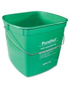 PuraPail 6-Qt Utility Cleaning Bucket - 6 quart - Comfortable - Green - 12 / Carton