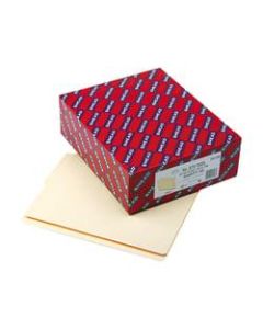 Smead File Folders With Reinforced End Tabs, 1/2-Cut Bottom, Letter Size, Manila, Box Of 100