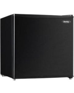 Danby Compact Refrigerator - 1.60 ftÂ³ - Manual Defrost - Reversible - 1.60 ftÂ³ Net Refrigerator Capacity - 207 kWh per Year - Black - Smooth - Built-in