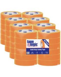 BOX Packaging Solid Vinyl Safety Tape, 3in Core, 1in x 36 Yd., Orange, Case Of 48