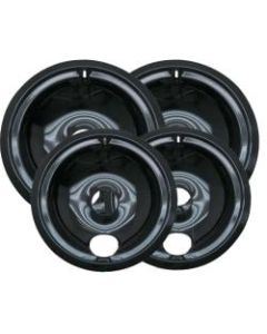 Range Kleen Style B 4 Pk Black Porcelain Drip Pans - Drip Pan
