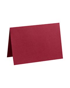 LUX Folded Cards, A1, 3 1/2in x 4 7/8in, Garnet Red, Pack Of 50