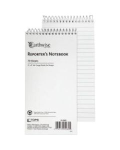 Ampad Earthwise Reporters Notebook, 70 Sheets