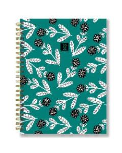 TF Publishing Weekly/Monthly Planner, 8in x 6-1/2in, Flowers, January To December 2022