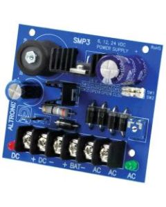 Altronix SMP3 Proprietary Power Supply - 6 V DC @ 2.5 A, 12 V DC @ 2.5 A, 24 V DC @ 2.5 A Output