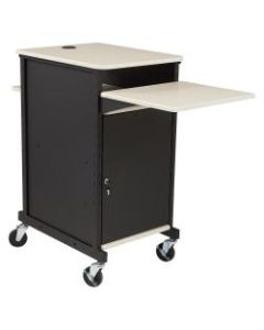 Oklahoma Sound? Jumbo Presentation Cart, Ivory/Black