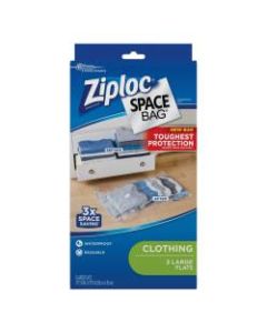 Ziploc Space Bags, Jumbo, Clear, Pack Of 3