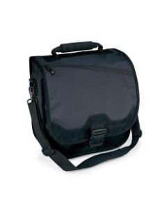 Kensington Saddlebag Laptop Carrying Case, 16.8in x 11.75in x 6.5in, Black