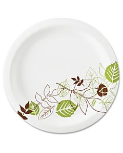 Dixie Paper Plates, 6 7/8in Diameter, Pathways, Carton Of 1000