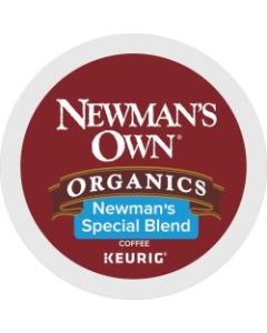 Newmans Own Organics Single-Serve Coffee K-Cup,  Special Blend, Carton Of 96, 4 x 24 Per Box