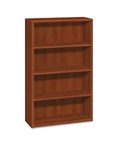 HON 10700 Series Laminate Bookcase, 4 Shelves, Cognac