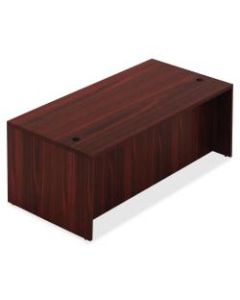 Lorell Chateau Series Shell Desk, 66inW x 30inD, Mahogany