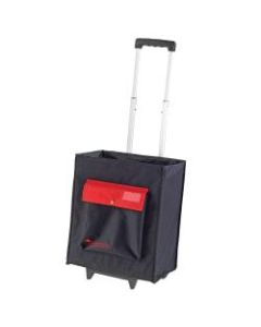 Learning Resources Nylon Organization Caddy With Telescoping Handle, 15inH x 17 1/2inW x 10inD, Black
