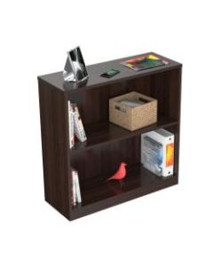Inval 2-Cube Bookcase Hutch, Espresso-Wengue