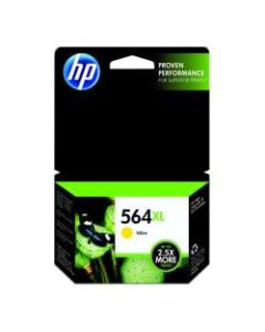HP 564XL Yellow High Yield Original Ink Cartridge, CB325WN