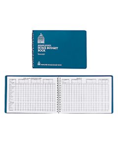 Dome Simplified Home Budget Book, 7 1/2in x 10 1/2in, Teal