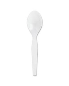 Genuine Joe Heavyweight Disposable Spoons - 1 Piece(s) - 4000/Carton - 1 x Spoon - Disposable - Polystyrene - White