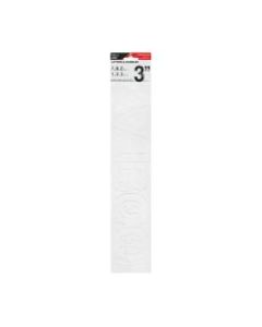 Creative Start Self-Adhesive Letters, Numbers and Symbols, 3in, Helvetica, White, Pack of 103