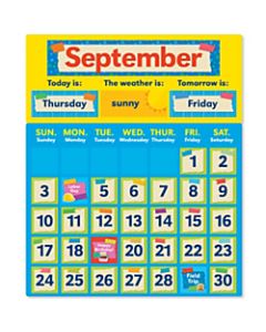 Scholastic Teachers Friend Tape It Up! Calendar Bulletin Board Set, Pre-K To Grade 6