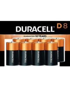 Duracell Coppertop D Alkaline Batteries, Pack Of 8