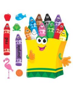 TREND Colorful Crayons Bulletin Board Set, Multicolor, Pre-K - Grade 5