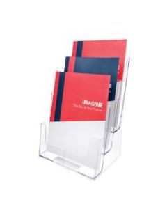 Office Depot Brand 3-Tier Magazine Holder, 12-11/16inH x 9-1/2inW x 6-1/4inD