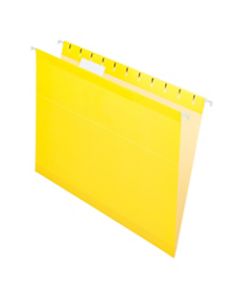 Office Depot Brand Hanging Folders, Letter Size, Yellow, Box Of 25